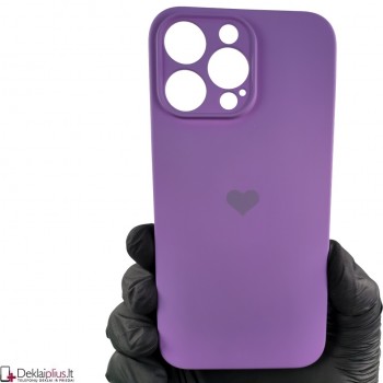 Švelnus silikoninis dėklas - violetinis (Apple Iphone 14 Pro Max)